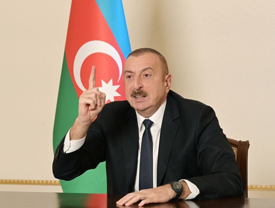 Президент Азербайджана Ильхам Алиев выступил с обращением к народу (ФОТО)