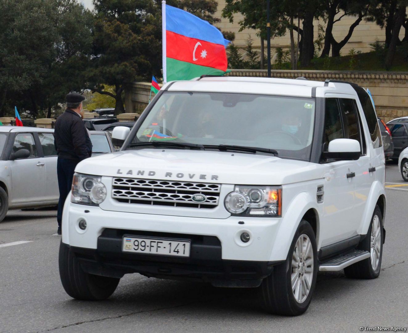 Праздничный автопробег в Баку в связи с освобождением Лачина (ФОТО)