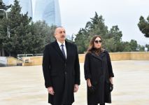 President Ilham Aliyev, first lady Mehriban Aliyeva pay tribute to Azerbaijani martyrs (PHOTO/VIDEO)