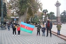 В Гяндже минутой молчания почтили светлую память шехидов Отечественной войны (ФОТО)