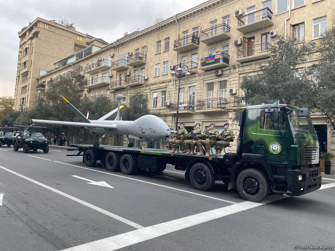 В военном параде Победы в Баку будут демонстрироваться БПЛА (ФОТО)