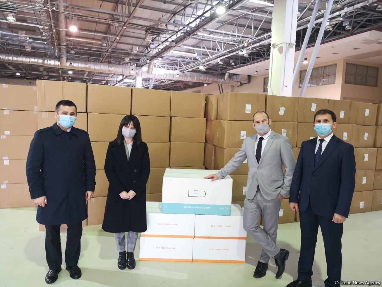 В Азербайджан доставлена очередная партия гуманитарной помощи из Израиля (ФОТО)