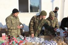 Фонд Гейдара Алиева и сеть супермаркетов Bravo доставили гостинцы солдатам в Агдаме (ФОТО)
