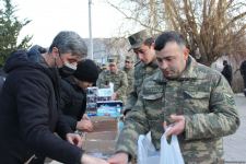 Фонд Гейдара Алиева и сеть супермаркетов Bravo доставили гостинцы солдатам в Агдаме (ФОТО)
