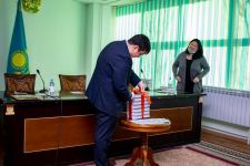 В Актобе прошла презентация книги "Тюрки Южного Кавказа", посвященной истории Азербайджана (ФОТО)