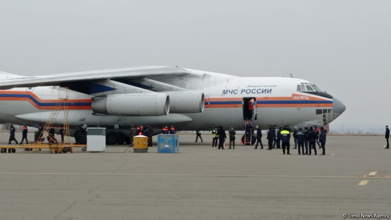 Российские саперы уже в Гяндже  - представитель МЧС РФ (ФОТО)