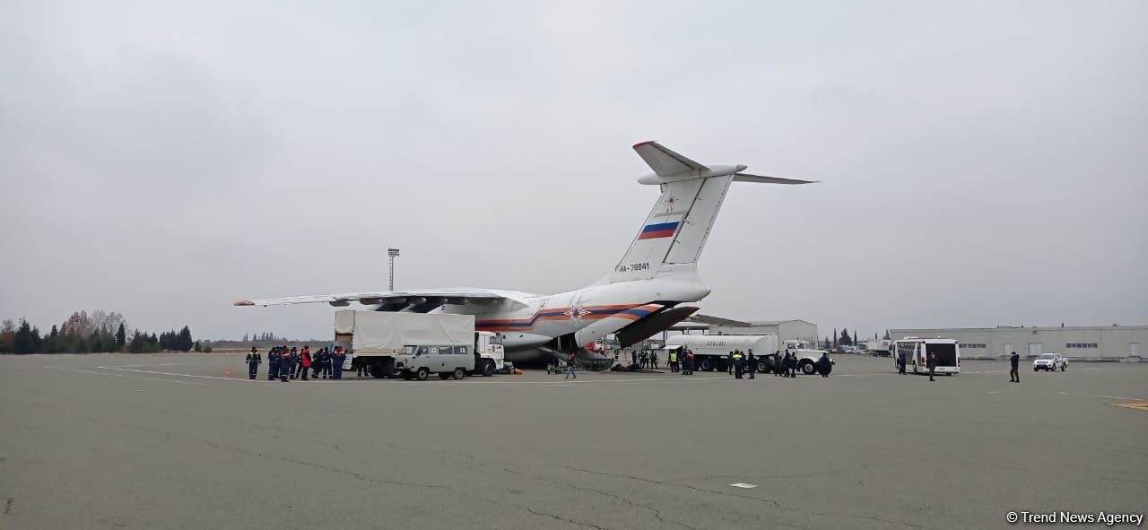 Российские саперы уже в Гяндже  - представитель МЧС РФ (ФОТО)