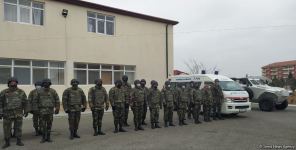 Азербайджанские и российские саперы приступили к подготовительным курсам по разминированию Агдама (ФОТО)