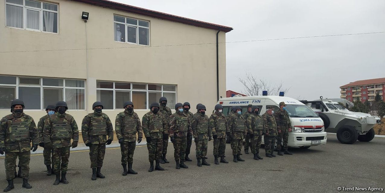 Азербайджанские и российские саперы приступили к подготовительным курсам по разминированию Агдама (ФОТО)