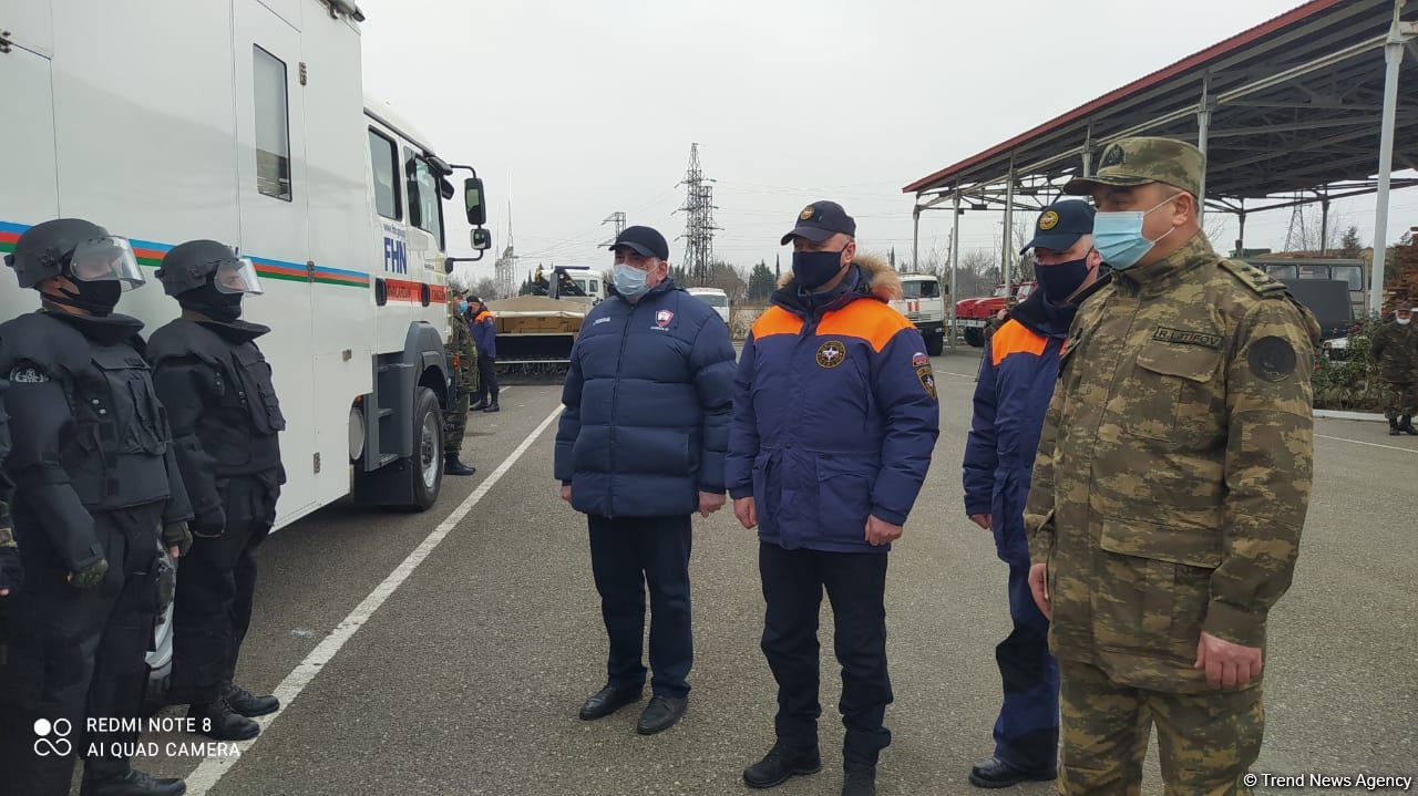 Азербайджанские и российские саперы приступили к подготовительным курсам по разминированию Агдама (ФОТО)