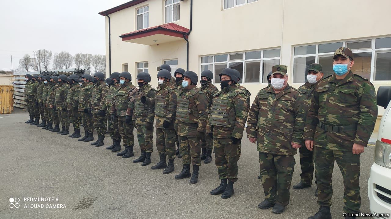 Азербайджанские и российские саперы приступили к подготовительным курсам по разминированию Агдама (ФОТО)