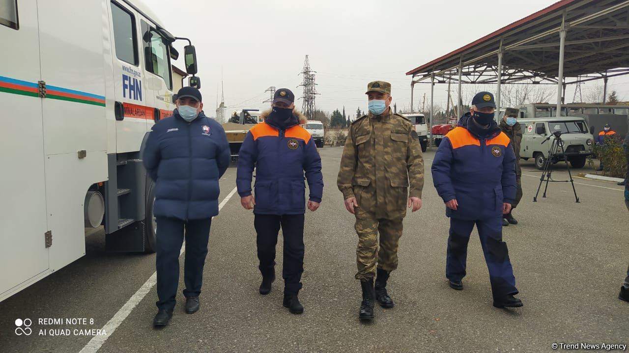 Азербайджанские и российские саперы приступили к подготовительным курсам по разминированию Агдама (ФОТО)