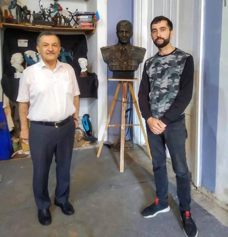 Молодые скульпторы увековечивают  историческую победу Азербайджана в бюстах, памятниках и барельефах (ВИДЕО,ФОТО)