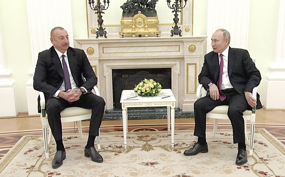 Состоялась двусторонняя встреча Президента Азербайджана Ильхама Алиева и Президента России Владимира Путина (ФОТО/ВИДЕО) (версия 2)
