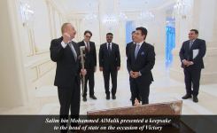 President Ilham Aliyev receives delegation led by ICESCO Director General (PHOTO)