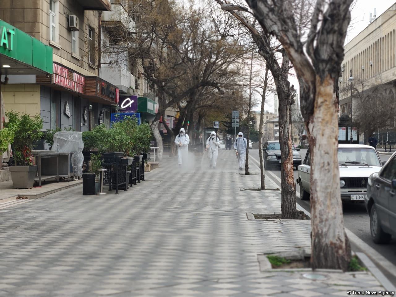Улицы Баку в очередной раз были продезинфицированы (ФОТО)