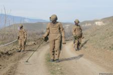 Территория Физулинского района очищается от мин и неразорвавшихся боеприпасов (ФОТО/ВИДЕО)