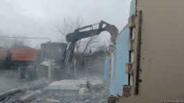 В Горадизе восстанавливаются дома, разрушенные в результате армянской агрессии (ФОТО)