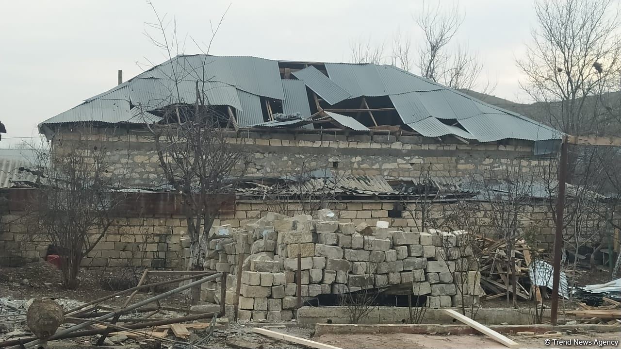 В Горадизе восстанавливаются дома, разрушенные в результате армянской агрессии (ФОТО)