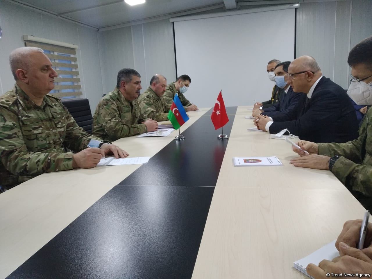 Turkish-Russian Monitoring Center in Azerbaijan hosts first official meeting - Trend TV (PHOTO)