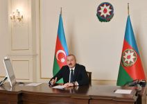President Aliyev receives in video format president of US-based Foundation for Ethnic Understanding (PHOTO)