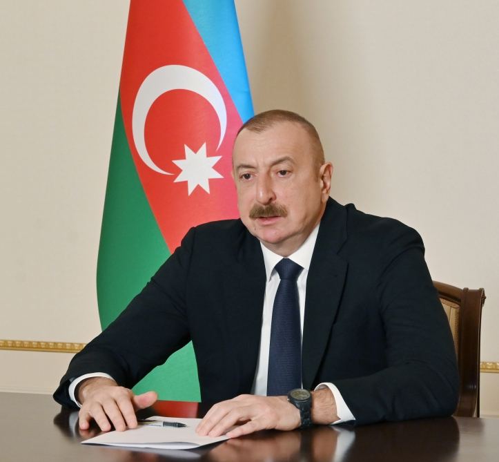 Президент Ильхам Алиев принял в видеоформате делегацию во главе с председателем Maire Tecnimont Group Италии (ФОТО/ВИДЕО)