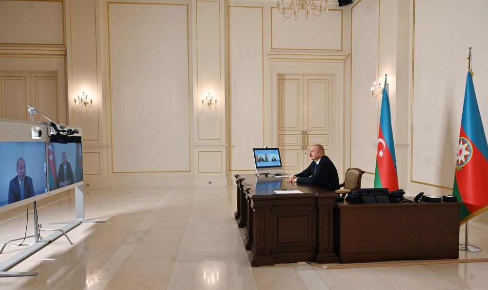President Aliyev receives in video format president of US-based Foundation for Ethnic Understanding (PHOTO)
