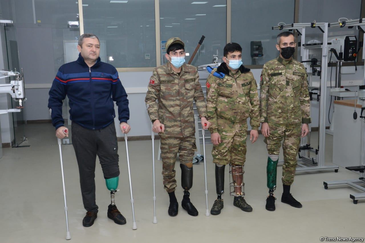 Еще трое раненых участников Отечественной войны Азербайджана обеспечены высокотехнологичными протезами (ФОТО)