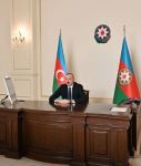 Президент Ильхам Алиев принял в видеоформате Вугара Сулейманова в связи с назначением его председателем Правления Агентства по разминированию (ФОТО/ВИДЕО)