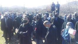 Представители дипкорпуса ознакомились с разрушенным армянами домом культуры в Джебраиле (ФОТО/ВИДЕО)