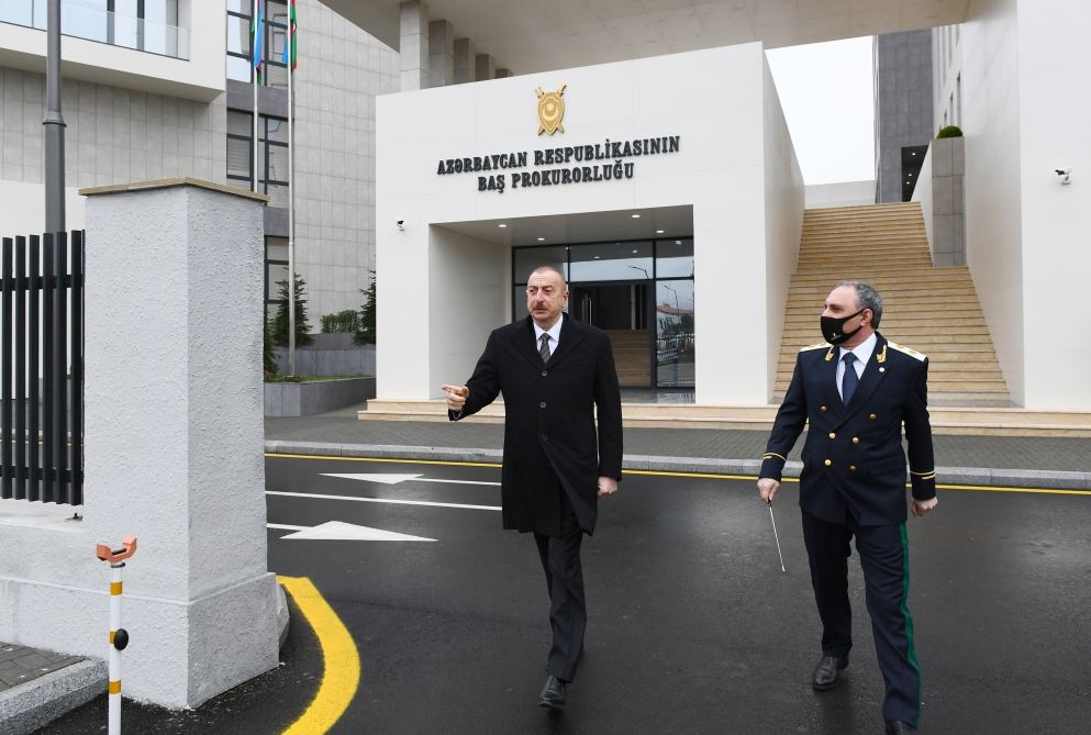 Президент Ильхам Алиев принял участие в открытии нового комплекса  административного здания Генеральной прокуратуры (ФОТО/ВИДЕО)