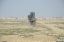Azerbaijan carries out mine clearance using Turkish-made equipment (PHOTO/VIDEO)