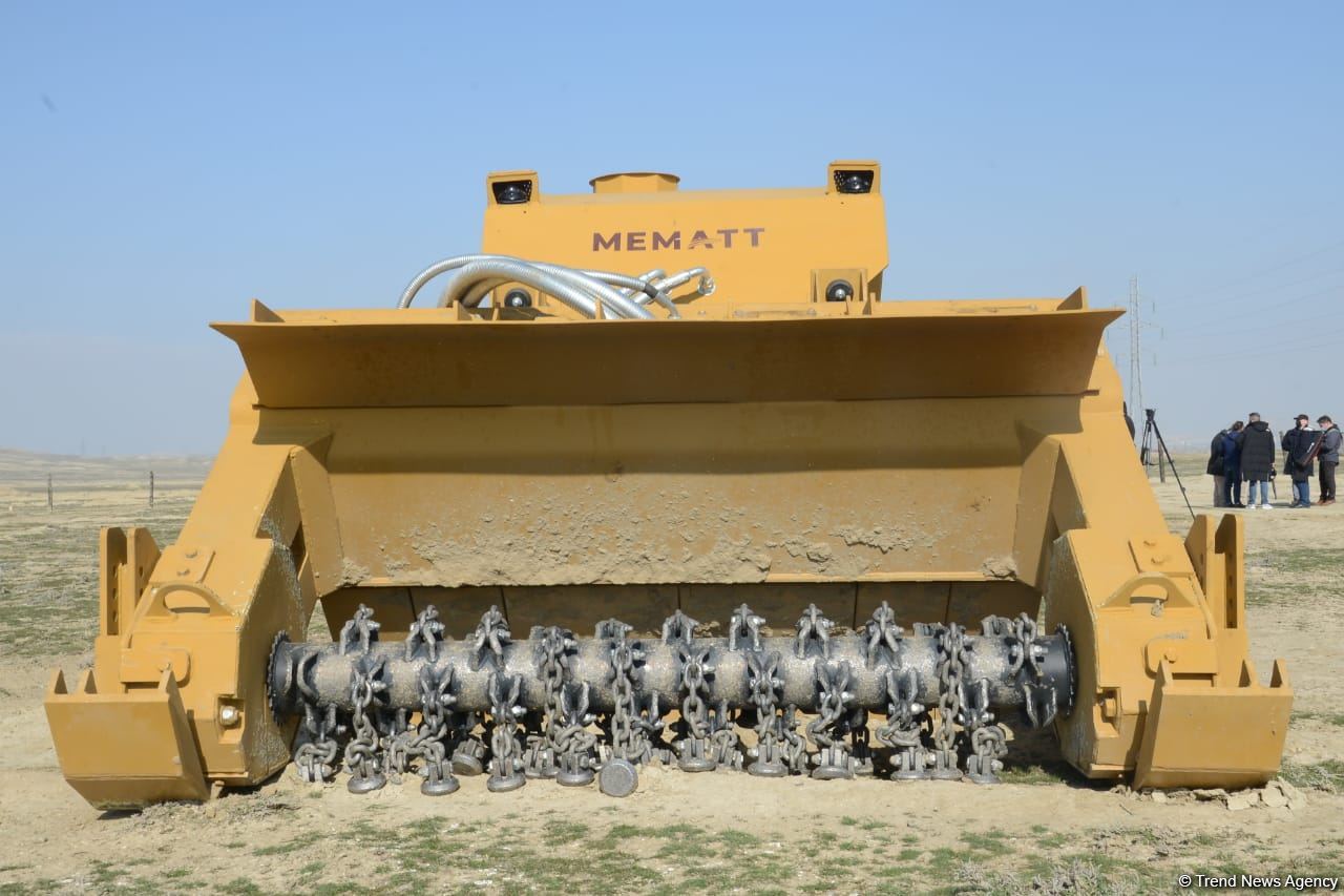 Azerbaijan carries out mine clearance using Turkish-made equipment (PHOTO/VIDEO)