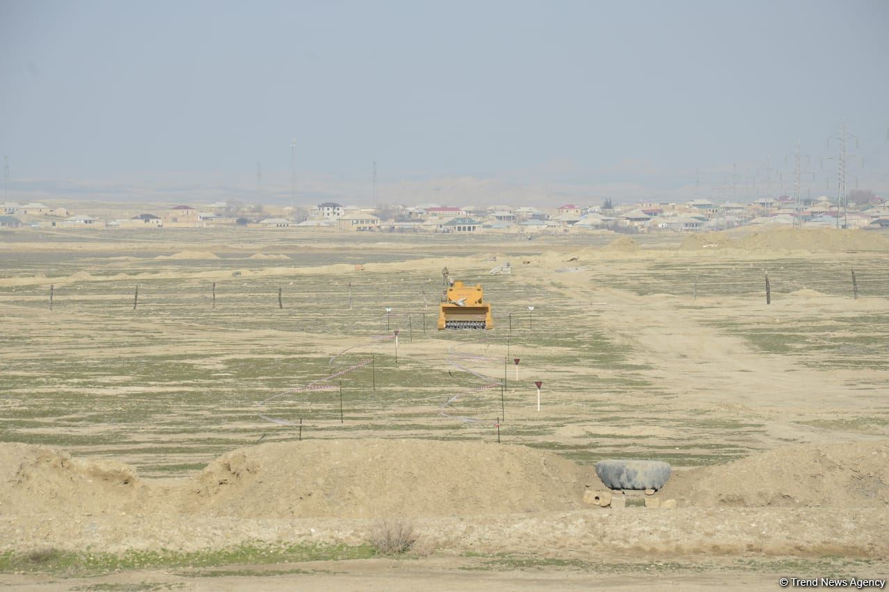 Azerbaijan carries out mine clearance using Turkish-made equipment (PHOTO/VIDEO)