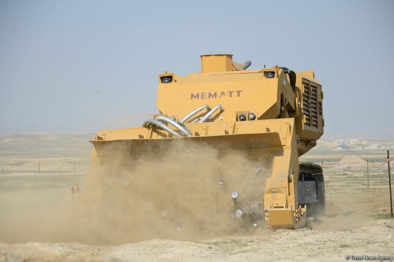 Azerbaijan carries out mine clearance using Turkish-made equipment (PHOTO/VIDEO)