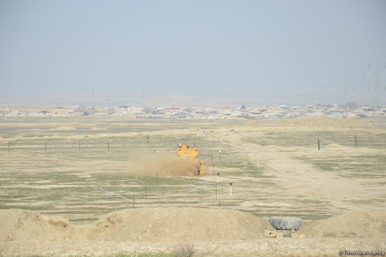 Azerbaijan carries out mine clearance using Turkish-made equipment (PHOTO/VIDEO)