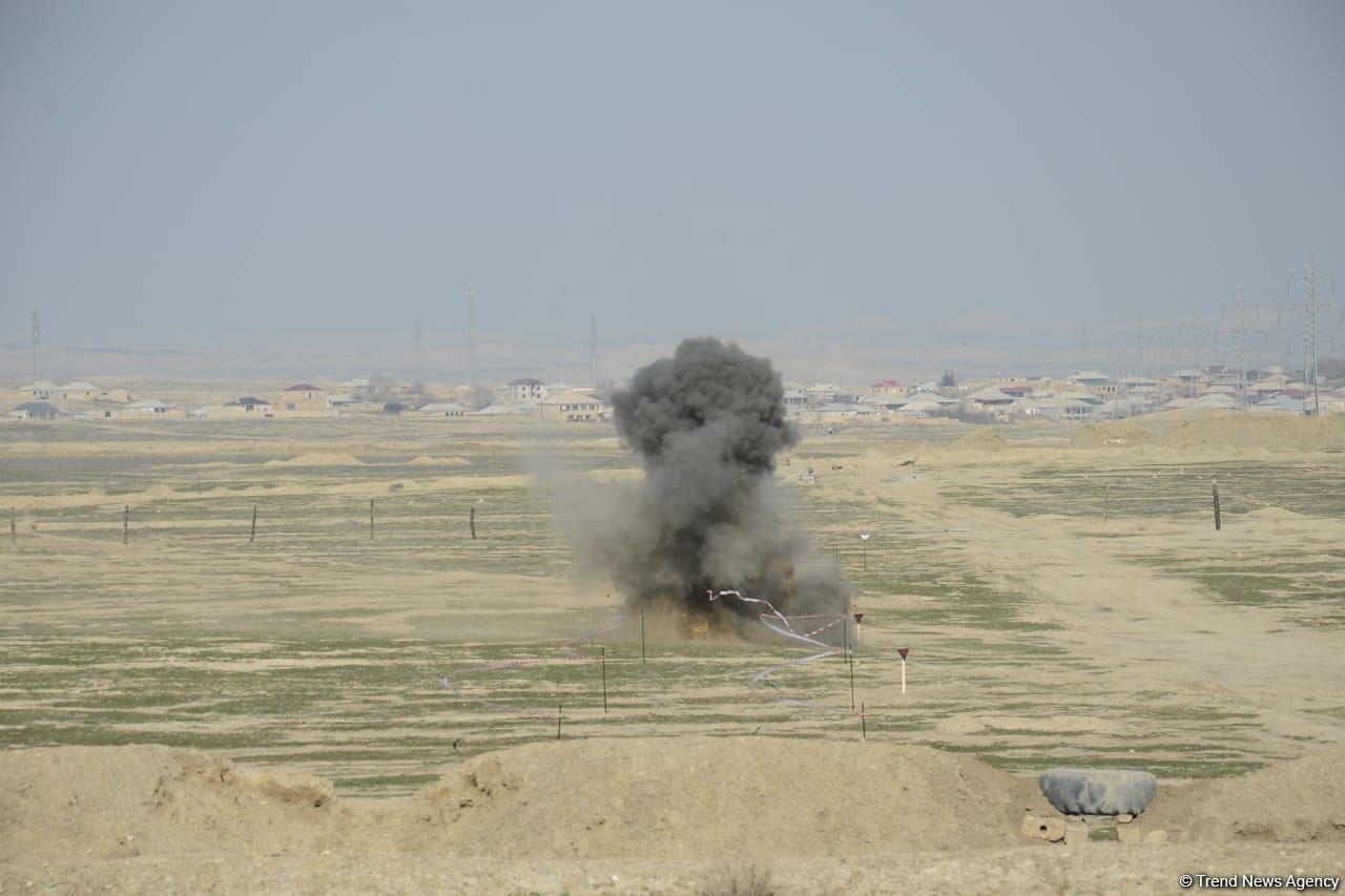 Azerbaijan carries out mine clearance using Turkish-made equipment (PHOTO/VIDEO)