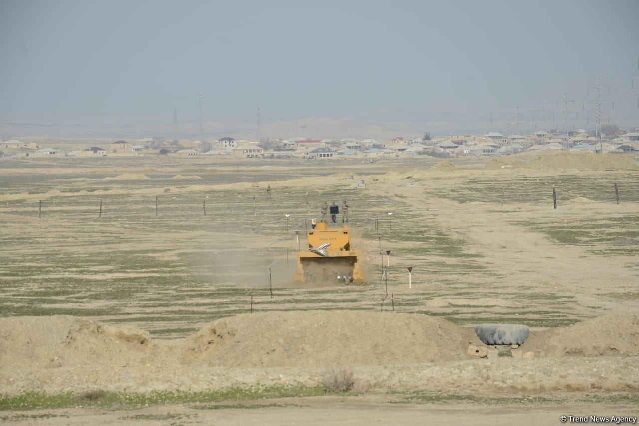 Azerbaijan carries out mine clearance using Turkish-made equipment (PHOTO/VIDEO)