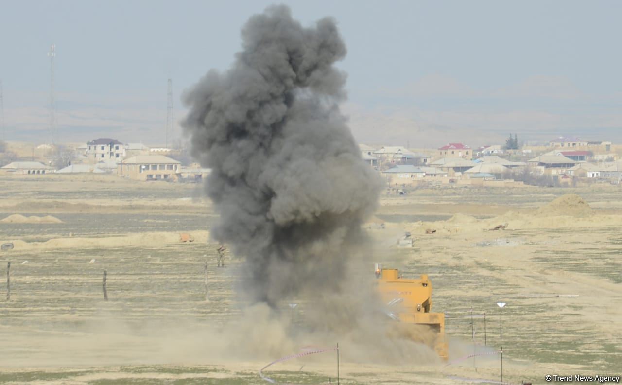 Azerbaijan carries out mine clearance using Turkish-made equipment (PHOTO/VIDEO)