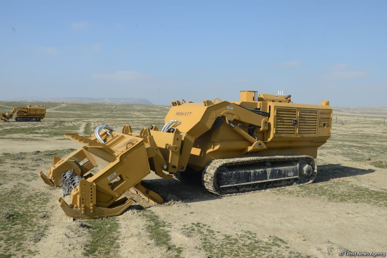 Demining equipment from Turkey soon to be used in Azerbaijan's liberated lands (PHOTO)
