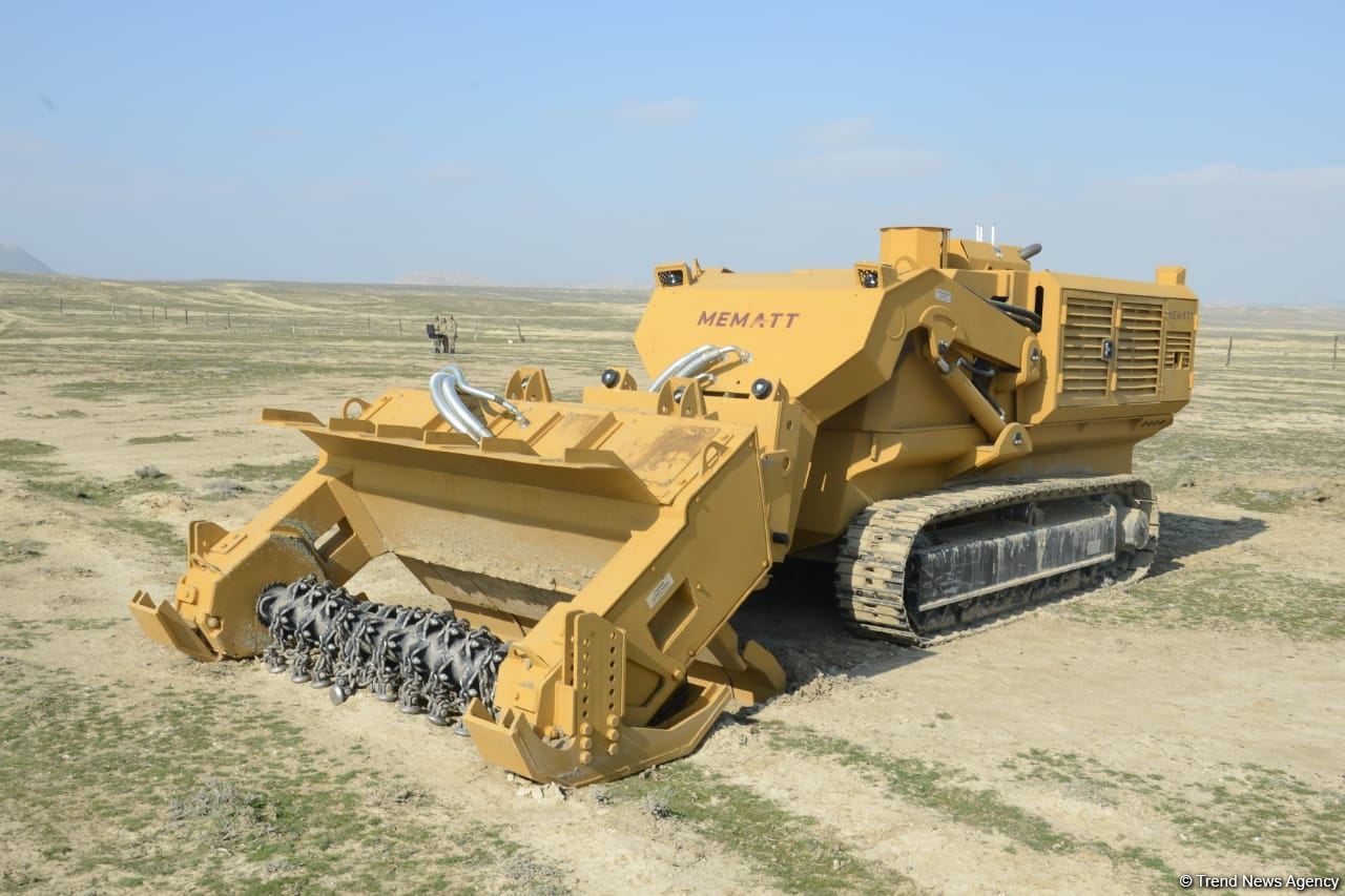 Demining equipment from Turkey soon to be used in Azerbaijan's liberated lands (PHOTO)