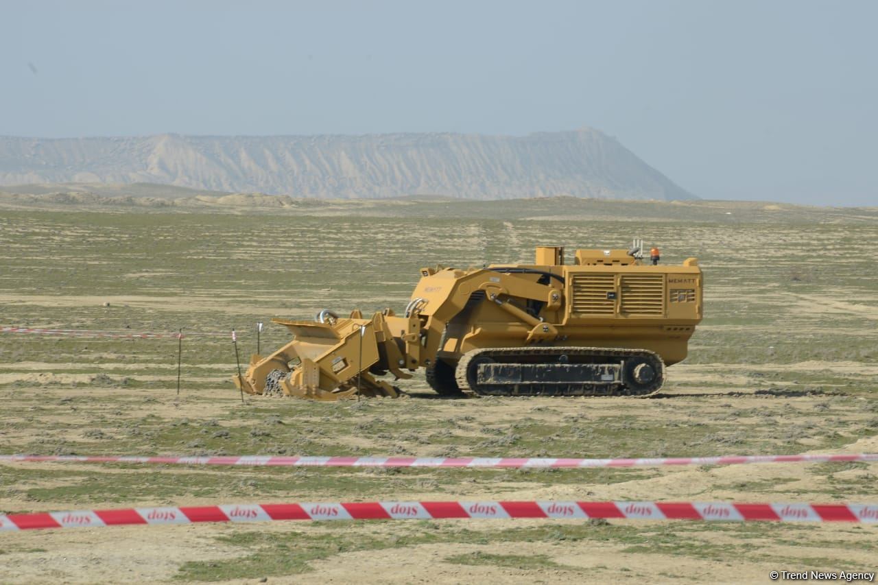 Demining equipment from Turkey soon to be used in Azerbaijan's liberated lands (PHOTO)