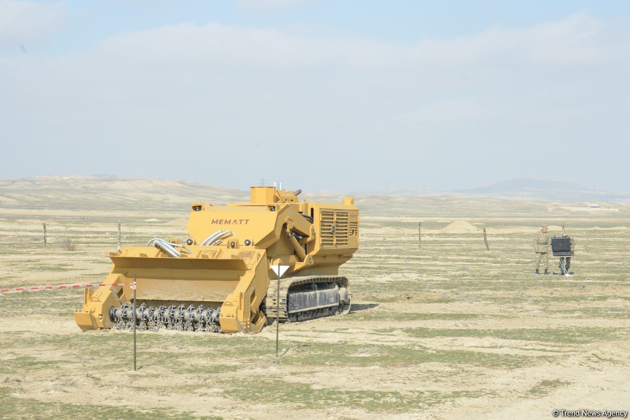 Demining equipment from Turkey soon to be used in Azerbaijan's liberated lands (PHOTO)