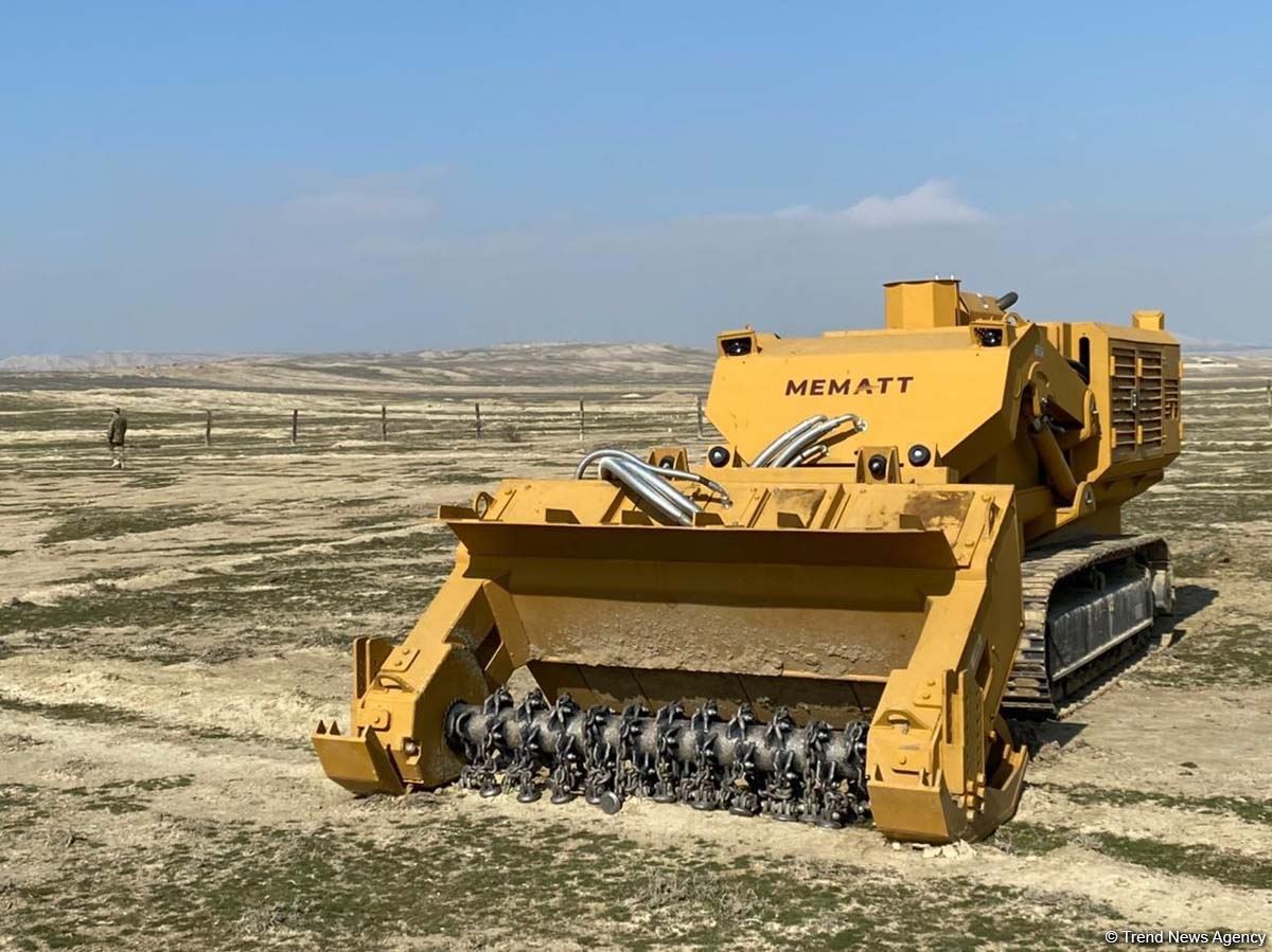 Demining equipment from Turkey soon to be used in Azerbaijan's liberated lands (PHOTO)