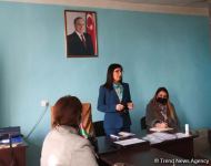 Депутат Севиль Микаилова встретилась с избирателями и навестила семьи шехидов в Хачмазе (ФОТО)
