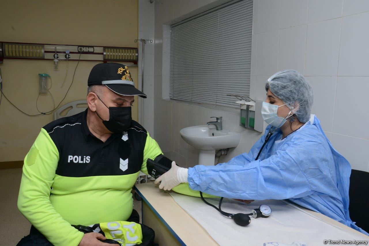 COVID-19 vaccination of police officers starts in Azerbaijan - Trend TV reports (PHOTO)