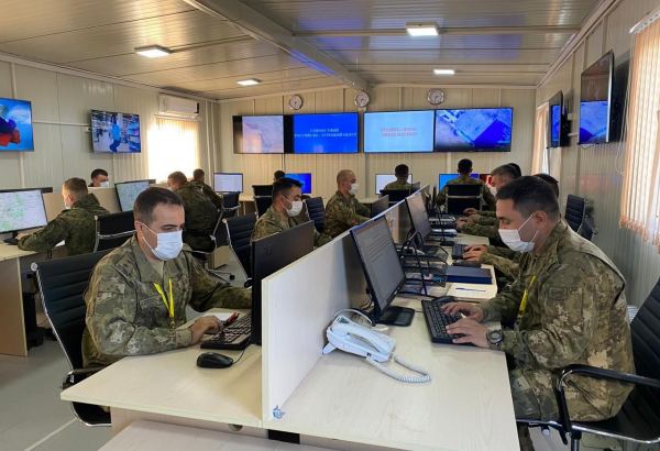 Azerbaijani, foreign journalists visit Turkish-Russian Monitoring Center in Aghdam (PHOTO/VIDEO)