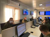 Группа российских и азербайджанских журналистов побывала в Турецко-российском совместном мониторинговом центре в Агдаме - репортаж Trend TV