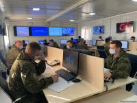 Группа российских и азербайджанских журналистов побывала в Турецко-российском совместном мониторинговом центре в Агдаме - репортаж Trend TV