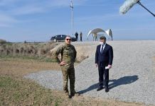 Azerbaijani president, first lady visit Fuzuli, Zangilan, Lachin and Jabrayil districts (PHOTO)